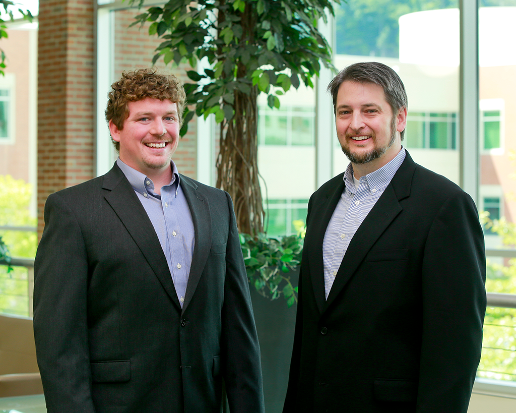 The OLCF recently hired Stephen McNally (left) as its new Operations Manager, and Justin Whitt (right) as its new Deputy Project Director.