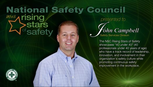 Campbell to Receive “40 Under 40” Safety Award