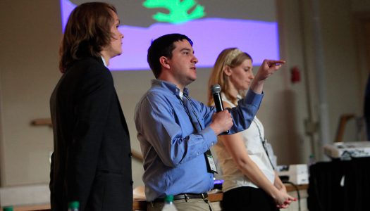 Tiny Titan on Stage at DOE National Science Bowl