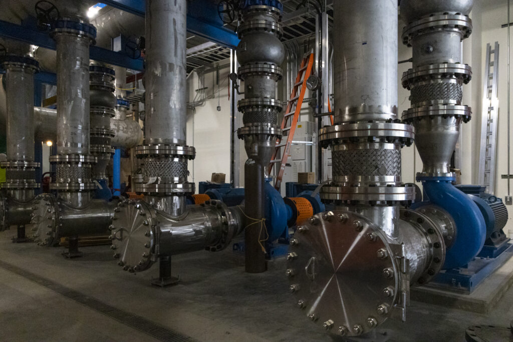 Frontier mechanical room construction