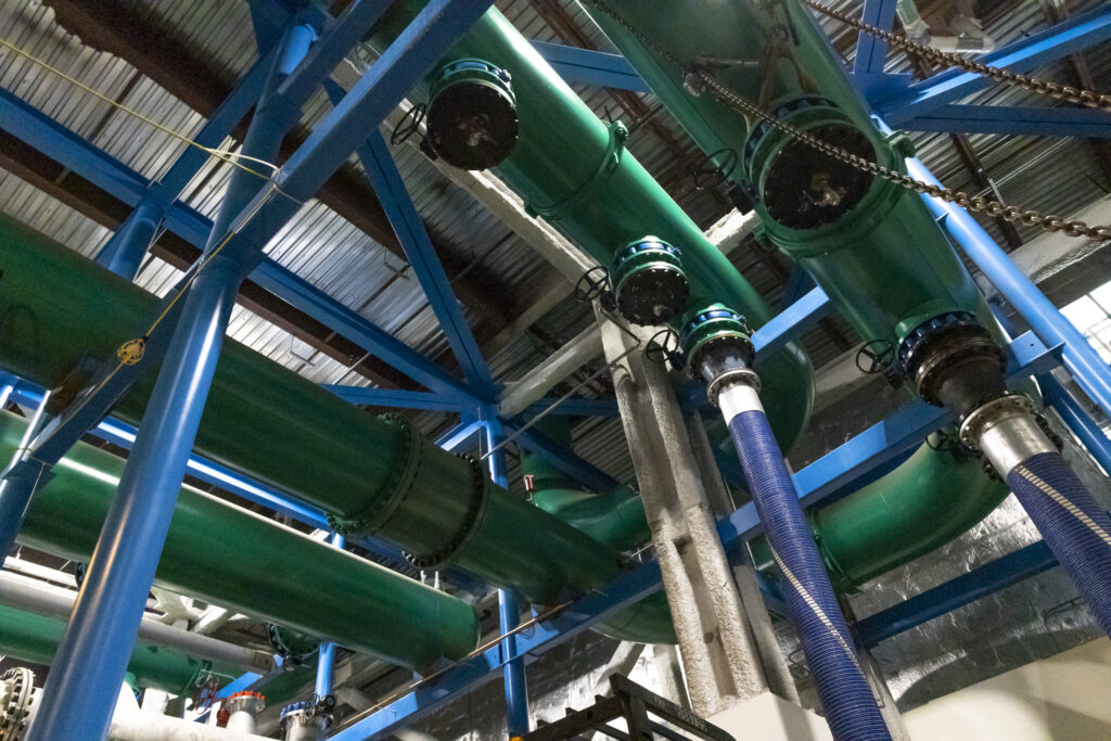 Frontier mechanical room construction