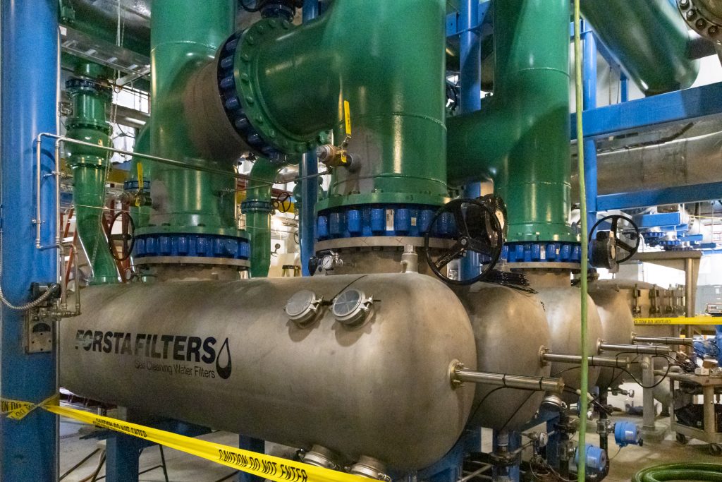 Frontier mechanical room construction
