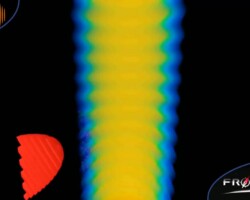 Laser-driven cryogenic hydrogen jet Laser-driven cryogenic hydrogen jet
