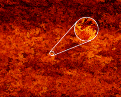 Description: You're looking at where and how the planet mixes itself. The movie opens on a slice of the temperature field stirred by geophysical turbulence into thin, convoluted filaments. The view zooms in to expose the smallest scales – even at 4K resolution, each pixel contains roughly 8 grid points of simulation data so what you see is still a compressed view of the underlying data. The final sequence switches to the local mixing rate: bright filaments mark intense bursts where heat, salt, nutrients and gases are irreversibly scrambled. These rare, extreme events set the pace at which the climate system stirs itselves together. The simulation has 4 trillion grid points; one slice printed at viewing-distance quality would cover over 50 square meters, larger than most living-room ceilings.
Tools: Custom GPU spectral Direct Numerical Simulation code; Python rendering.
System: Frontier, Oak Ridge National Laboratory. Up to ~16 000 AMD MI250X GPUs across ~2 000 nodes, 87 TB per three-dimensional snapshot.
Novelty and impact: One of the first exascale datasets of geophysically realistic stratified turbulence, approaching the most extreme oceanic conditions, never before fully resolved. Pushing to larger domains and weaker diffusivity, the flow self-organises into bigger coherent structures with rarer, more extreme mixing events and ever more convoluted filaments – bursts that ocean and atmosphere field probes routinely under-sample. The dataset gives observers a fully resolved reference and modellers a long-missing benchmark for Earth-system turbulent closures crucial to climate research.