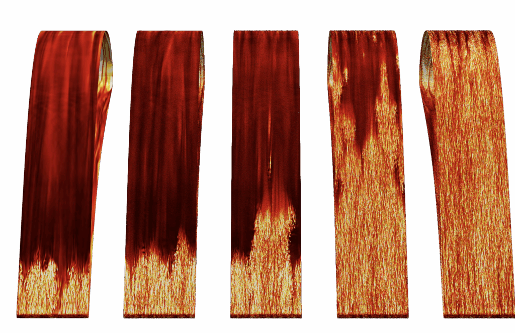 turbine blade heat flux ORNL